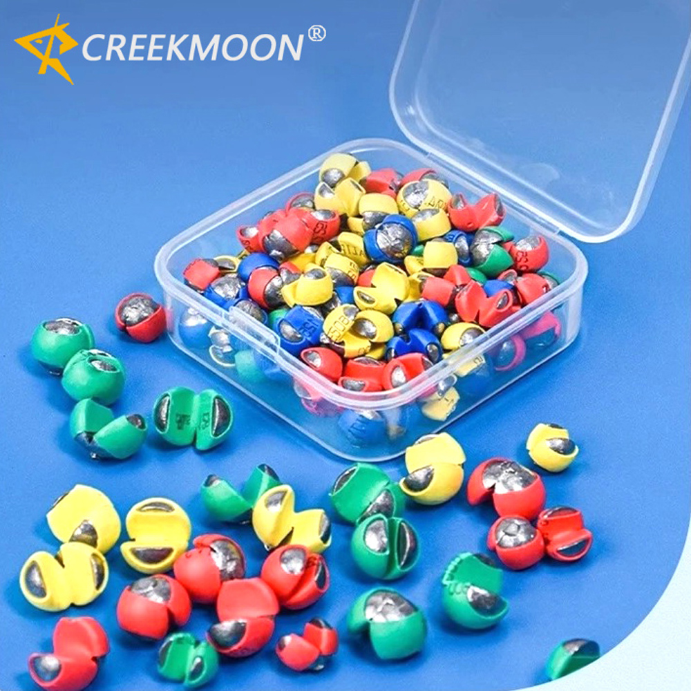 Fishing Line Dispenser - 50PCS Quick Opening Fishing Lead Sinker