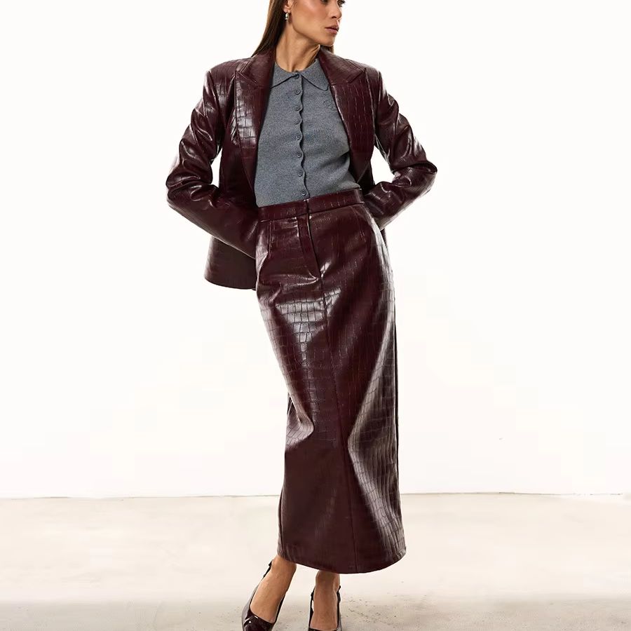 IG Women Burgundy Croc Faux Le - Fly Line 评论和价格